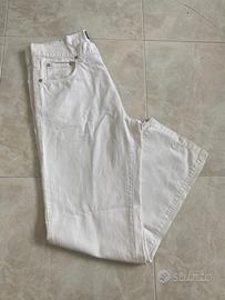 Pantaloni Versace Classici Di Colore Bianco