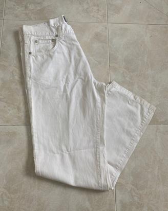 Pantaloni Versace Classici Di Colore Bianco