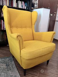 Poltrona gialla ikea STRANDMON