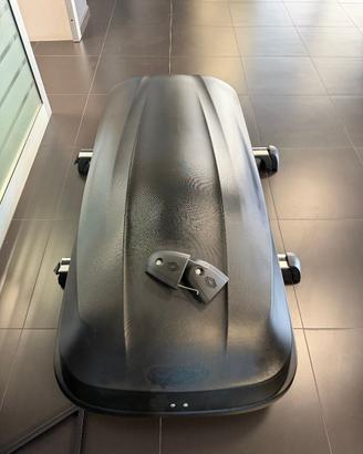 BAULE DA TETTO 450 LITRI CON BARRE ORIGINALI INCL