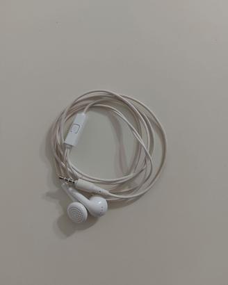 Auricolari bianchi con filo