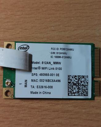 Wifi Board INTEL 512AN_MMW Originale