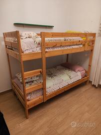 Letto a castello in legno