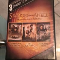 Trilogia Signore degli anelli e 3 dvd Lo Hobbit