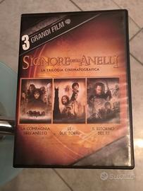 Trilogia Signore degli anelli e 3 dvd Lo Hobbit