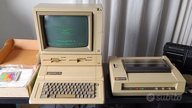 set vintage apple IIe lampada space age, video cam