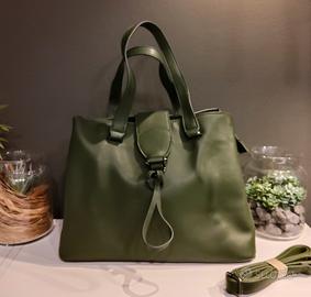 Borsa a mano Verde Oliva – Nuova con tracolla 