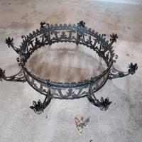 Lampione in ferro battuto