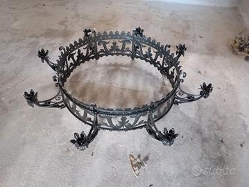 Lampione in ferro battuto