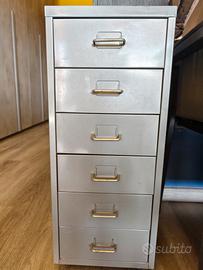 Cassettiera metallica con rotelle Helmer