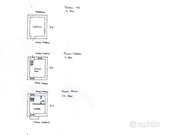 Immobile terra tetto in parte da ristrutturare