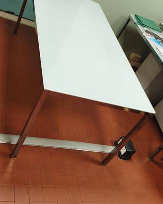 Tavolo  2 Tavoli Moderni 180x85 in Vetro