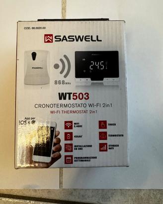 Cronotermostato digitale WIFI + WIRELESS Sanswell