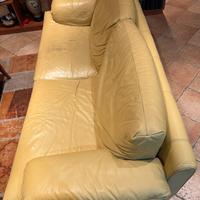 Divano in pelle 3 posti