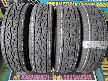 4 gomme usate bridgestone 195 80 15 96t estive 