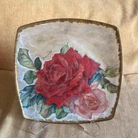 Piatto decoupage