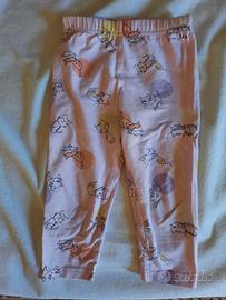 pantaloni cotone con elastico 86 cm