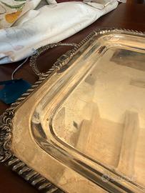 Vassoio 1918 stile inglese sheffield in silver