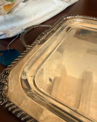 Vassoio 1918 stile inglese sheffield in silver