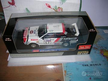 Audi quattro Lombard RAC 1982 Wilson 1/18 Sunstar