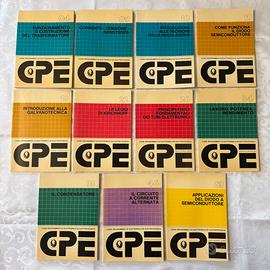 Lotto 11 fascicoli CPE elettronica vintage