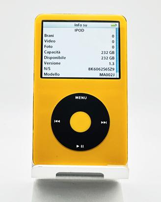 iPod Classic 5 gen Upgraded 256GB Batteria 2000mA