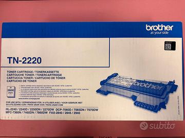 TONER BROTHER TN-2220 ORIGINALE NERO