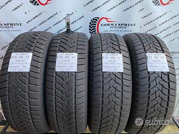 4 pneumatici 215/60 r17 dunlop invernali