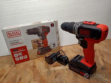 Trapano battente a batteria Black & Decker 