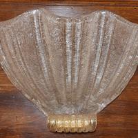 N.3 Applique in Vetro di Murano Trasparente 