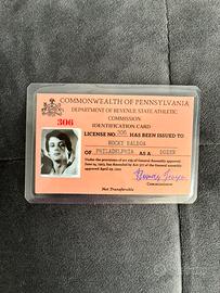 Prop Licenza Boxe Rocky Balboa