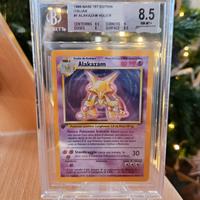 Carta Pokemon Alakazam BGS8.5 1/102 Set Base 1 pri