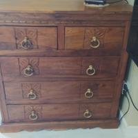 CASSETTIERA NOCE  5/Cassetti