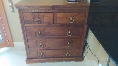 CASSETTIERA NOCE  5/Cassetti