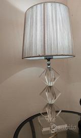 Lampada da tavolo in cristallo OTTAVIANI originale