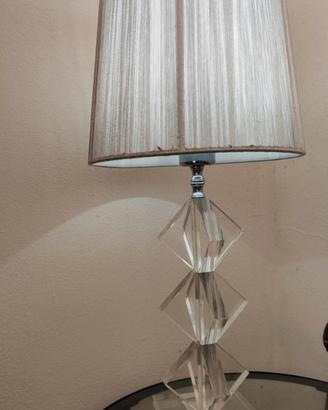 Lampada da tavolo in cristallo OTTAVIANI originale