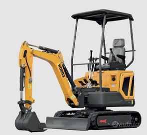 Mini escavatore  pago contanti