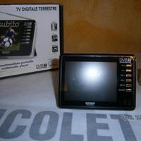 Mini tv portatile digitale terrestre e lett.video