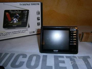 Mini tv portatile digitale terrestre e lett.video
