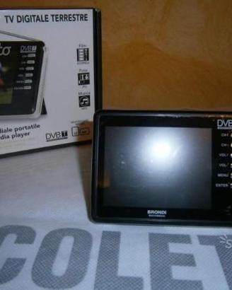 Mini tv portatile digitale terrestre e lett.video