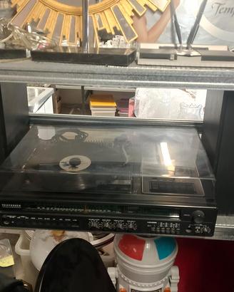 Radio musicassette e giradischi telefunken e casse