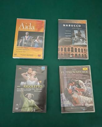 Lotto 4 DVD Opera Lirica G. Verdi SIGILLATI