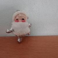 Santa Claus Vintage con vestito in glitter 