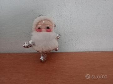 Santa Claus Vintage con vestito in glitter 