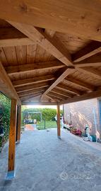 gazebo pergola copertura in legno 