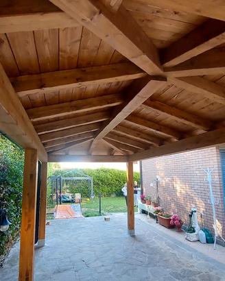 gazebo pergola copertura in legno 