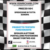 SPOILER ALETTONE PORTELLONE POSTERIORE SMART 450
