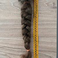 Treccia di capelli veri