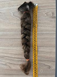 Treccia di capelli veri