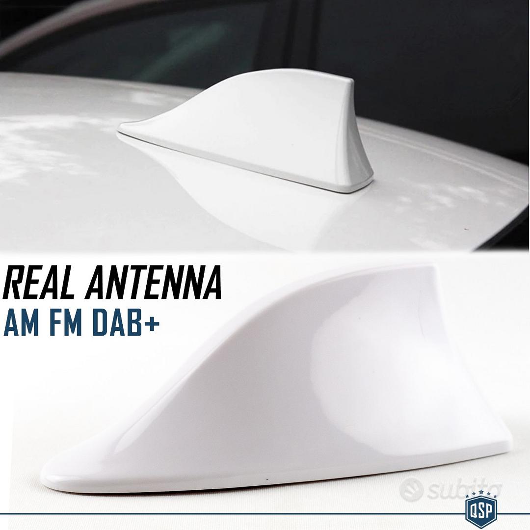 Antenna Auto PINNA DI SQUALO Nera Universale | VERA Ricezione RADIO  AM-FM-DAB+